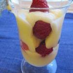 American Verrine Recipes Lemon Cream and Red Fruits Dessert