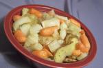 American Roasted Potatoes Carrots and Fennel Appetizer