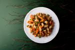 American Shrimp and Roasted Sweet Potato Hash Stuffing Recipe Dinner