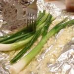 British Steamgrilled Green Onions Recipe Appetizer