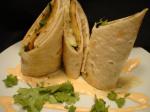 British Grilled Vegetable Tortilla Roll With Roasted Jalapeno Mayonnaise Appetizer