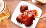 Elk Meatballs with Bourbon Barbecue Sauce Recipe recipe
