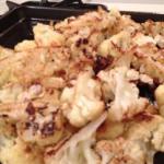 American Oven-roasted Cauliflower with Garlic Olive Oil and Lemon Juice BBQ Grill