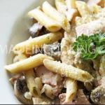 British Penne with the Boscaiola Appetizer