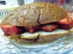 American Fresh Strawberry Sandwich Appetizer