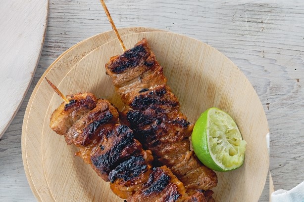 Canadian Lime And Ginger Beer Pork Skewers Recipe Appetizer