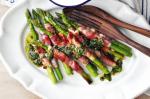 Canadian Chargrilled Prosciutto Asparagus With Pesto Dressing Recipe Appetizer