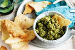 Canadian Green Olive Dip With Rosemary Crispbread Recipe Appetizer