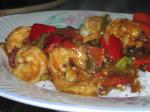 American Spicy Shrimp With Hot Chili Peppers Dinner