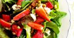 Rhubarb Strawberry and Walnut Salad with Balsamic Vinaigrette 1 recipe