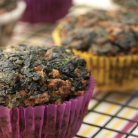 Meat and Spinach Muffins recipe