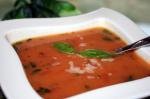 American Basil Tomato Soup Appetizer