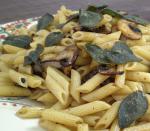 American Fettuccine with Mushrooms and Fried Sage Dinner