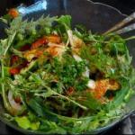 British Salad Vegetables in the Cider Vinegar Appetizer