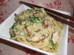 American Ginger Shiitake Noodles Dinner