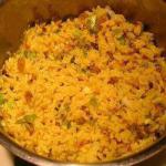American Rice Pilaf With Pistachios and Sultanas Appetizer
