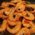 American Shrimp with Garlic and Soy Sauce Dinner