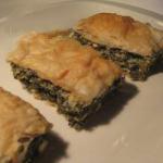 American Spanakopita with Two Cheeses Appetizer