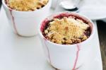 Canadian Apple Berry And Port Crumble Recipe Dessert