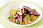 Canadian Chermoula Lamb With Chickpea Couscous Recipe Appetizer