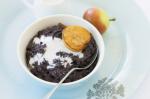 Canadian Lemongrass Coconut Black Rice With Caramelised Pears Recipe Dessert