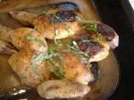 American Pan Roasted Chicken With Lemon and Whole Grain Mustard Dinner