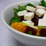 American Beetroot and Orange Salad with Goats Cheese Drink