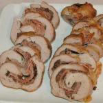 American Loin Stuffed with Smoked Ham Appetizer