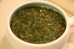 Indian Ground Cilantro coriander Chutney Appetizer