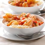 French Shrimp with Tomatoes and Feta Dinner