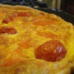French Quiche with Salmon and Tomatoes 1 Appetizer