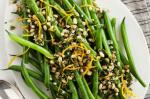 Canadian Green Beans With Orange and Pinenut Gremolata Recipe Appetizer