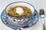 Iranian/Persian Asheh Jo  Hearty Persian Barley Soup Appetizer