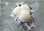 Iranian/Persian Bastaniye Goleh Yas  Jasmine Ice Cream or Gelato Appetizer
