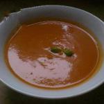 American Soup of Tomatoes Lentils and Basil Appetizer