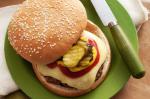 American Americanstyle Beef Burgers Recipe Appetizer