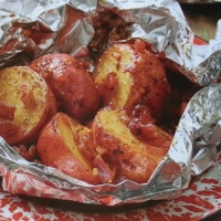 Spanish Grilled Potato Parcels BBQ Grill