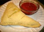 Italian Spinach  Cheese Calzones 1 Appetizer