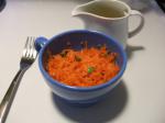 French Carottes Rapees or Grated Carrot Salad Appetizer