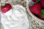 American Amaretto Sour Cream Strawberries Dessert