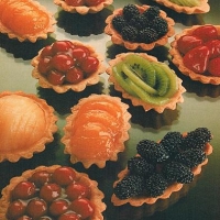 French Fruit Tarts Dessert
