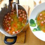 American Vegetable Soup to Sausages Frankfurt Appetizer