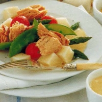 American Tuna Salad With Garlic Mayonnaise Appetizer