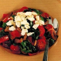 Greek Warm Stir-fried Salad Appetizer