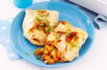 Canadian Chunky Vegetable Pancake Parcels Recipe Appetizer