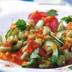 American Beanssalad with Sweet Pepper Vinaigrette Appetizer