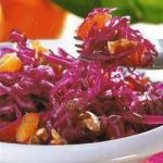 American Red Cabbage Salad with Oranges and Clementines Appetizer