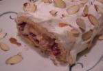 American Almond Raspberry Cream Roll Dessert