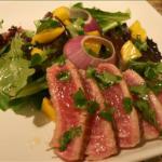 American Seared Tuna Salad with Honey-lime Cilantro Dressing BBQ Grill