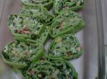 Canadian Spinach And Pine Nut Pinwheels Appetizer